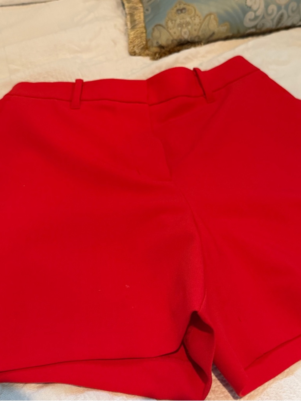 Nine West Red Tailored High-Waist Shorts NWOT